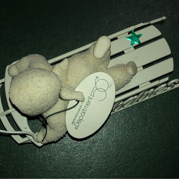 Slip Sliding Away Snow Babies Retired New In Box - Picture 3 of 7